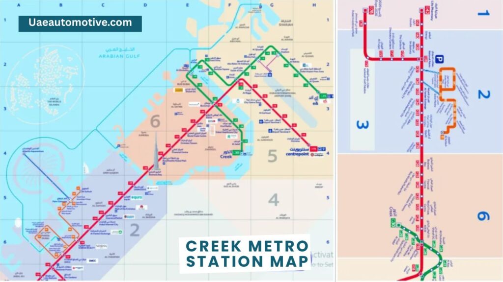 Creek Metro Station Map 2025