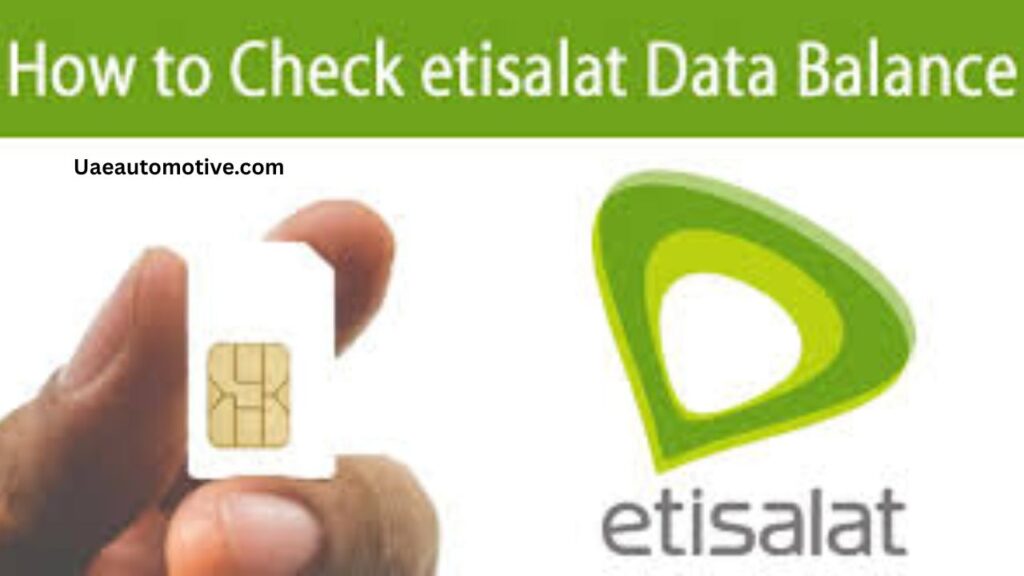 How To Check Etisalat Data Balance