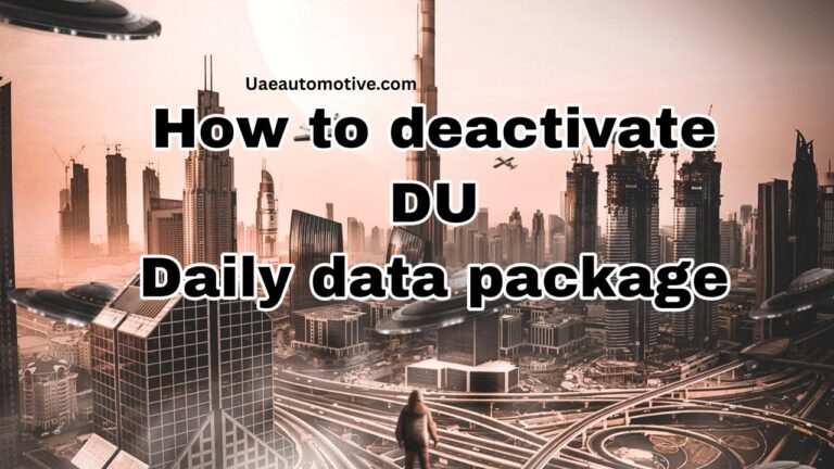 How to Cancel Du Daily Data Plan