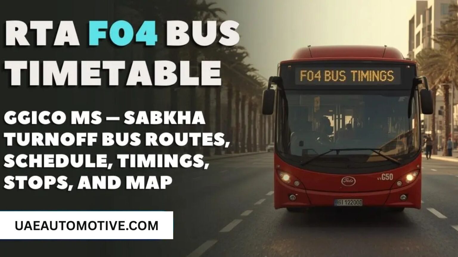 F04 Bus Timetable