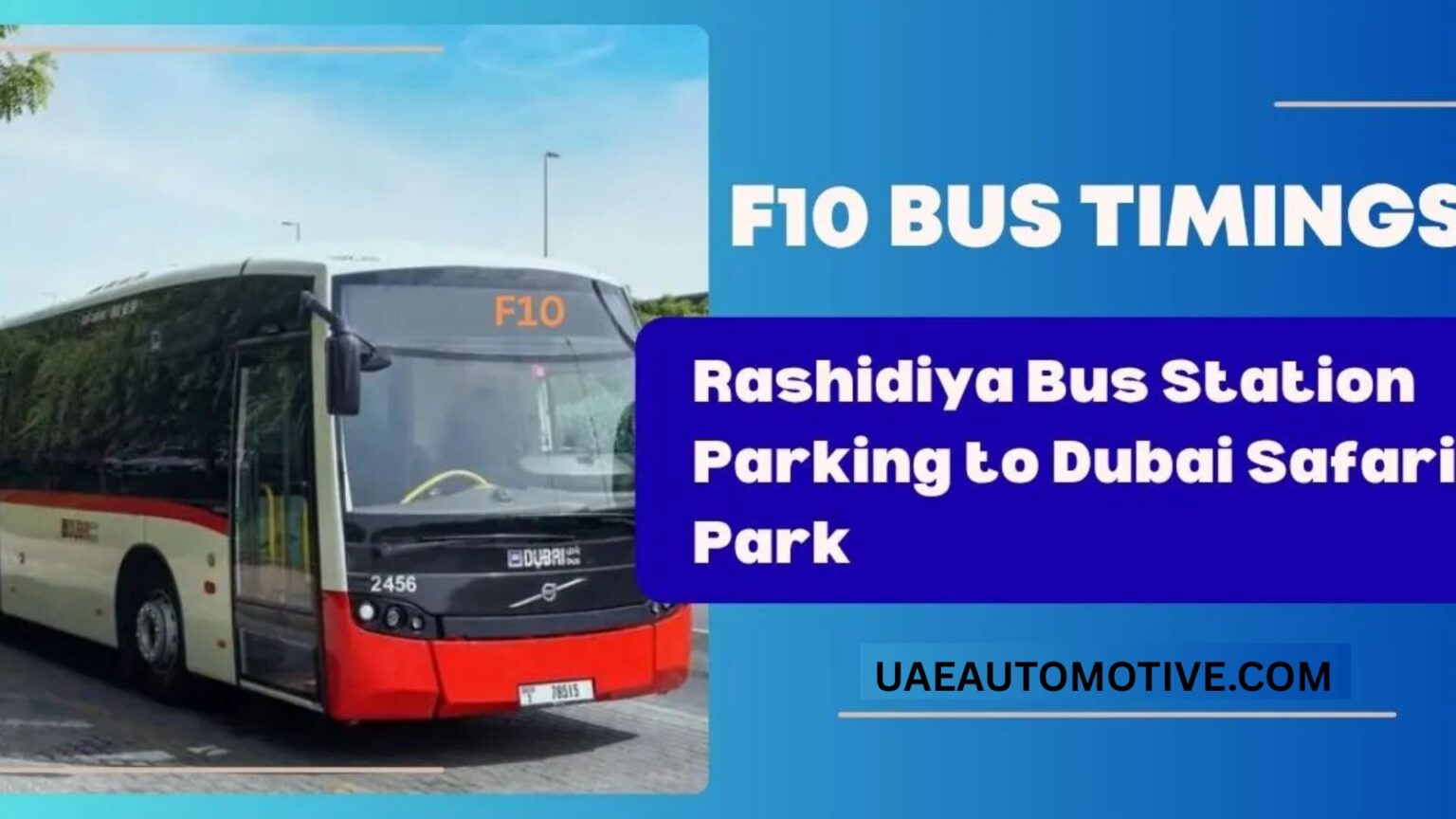 F10 Bus Timetable
