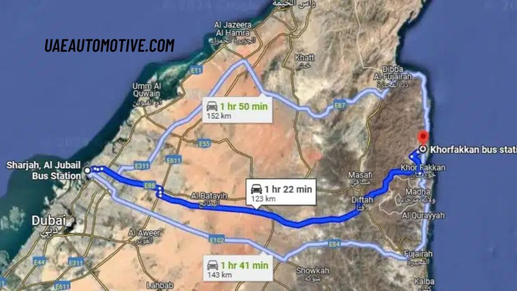 Major Stops Along the Union to Sharjah Journey