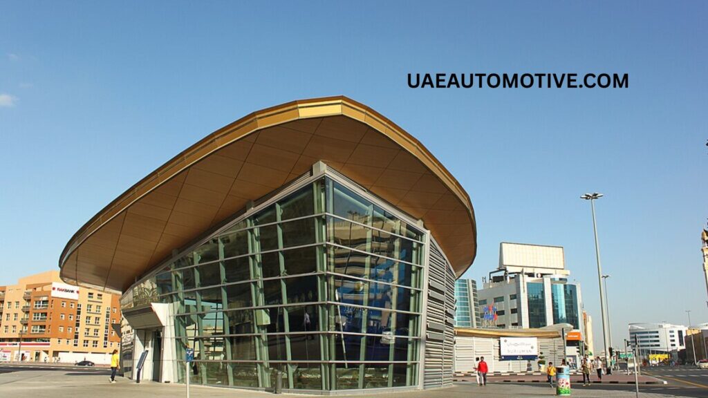 Restaurants and shops right under Exit 2