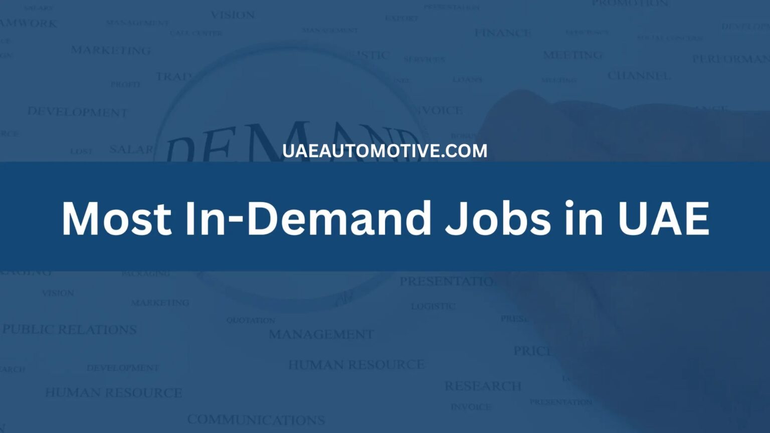 Top in-demand Jobs in UAE