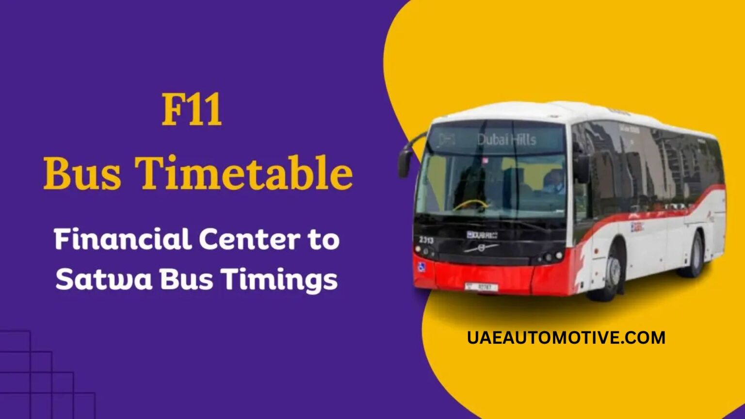 F11 Bus Schedule