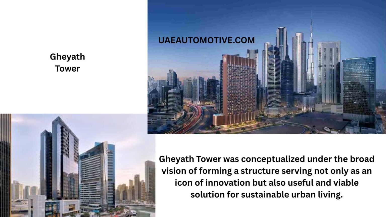 Gheyath Tower: Modern Marvel of Architecture in the Heart of Innovation