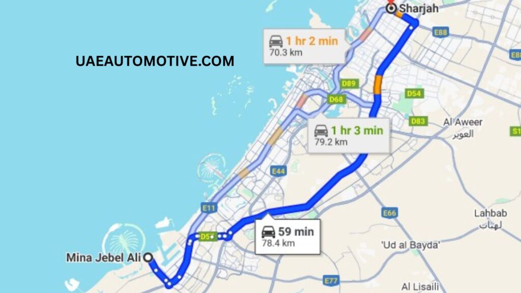 Jebel Ali to Sharjah Bus(E308 Bus): Convenience at Its Finest