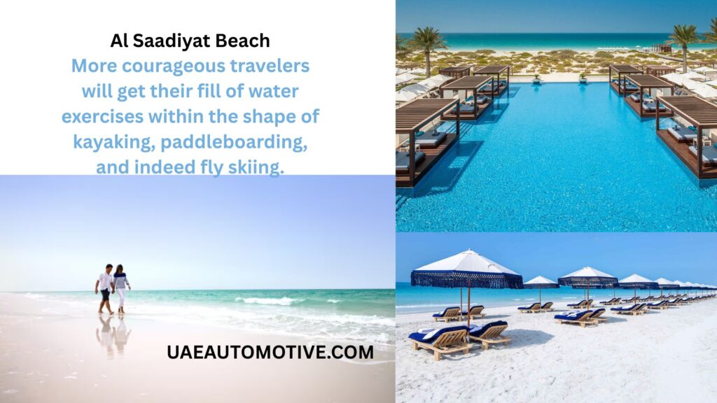 Al Saadiyat Beach: A Glimpse into Paradise Al Saadiyat Beach: A Glimpse into Paradise