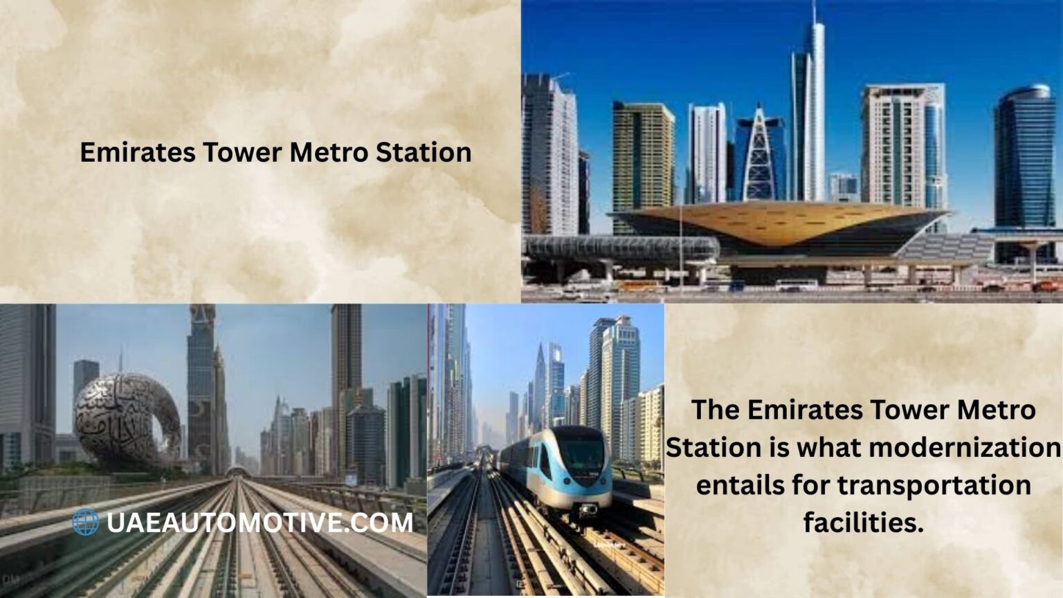 Emirates Tower Metro Station: A Gateway to Dubai’s Urban Connectivity