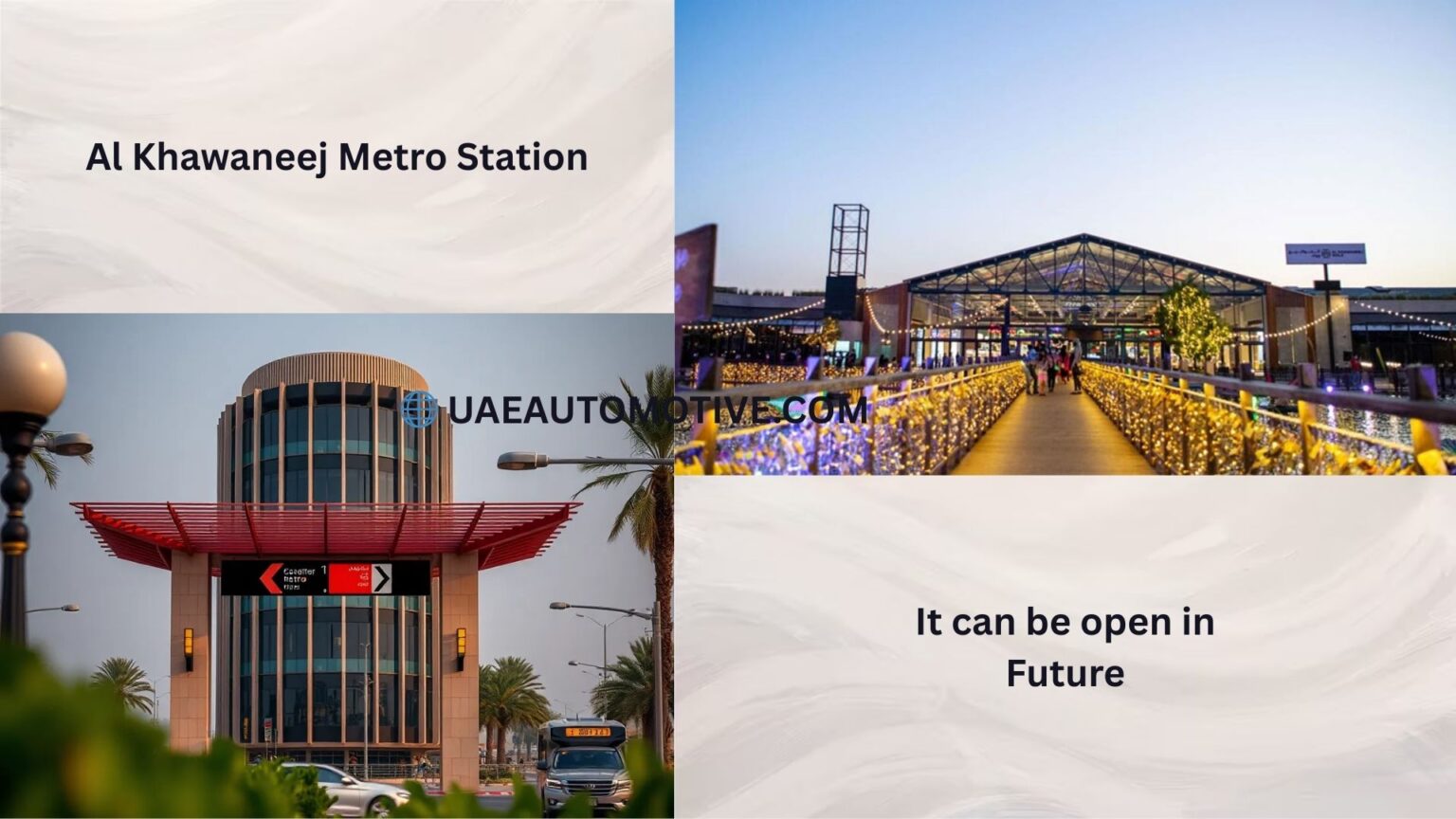 Al Khawaneej Metro Station: A Comprehensive Guide