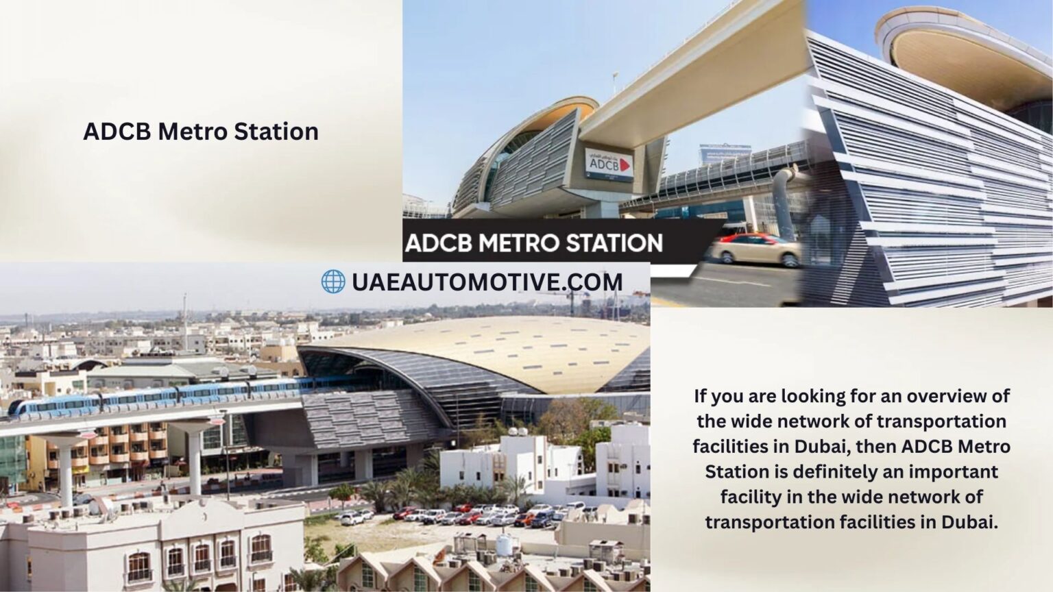 ADCB Metro Station Dubai – Timings, Routes, Hotels & Travel Guide