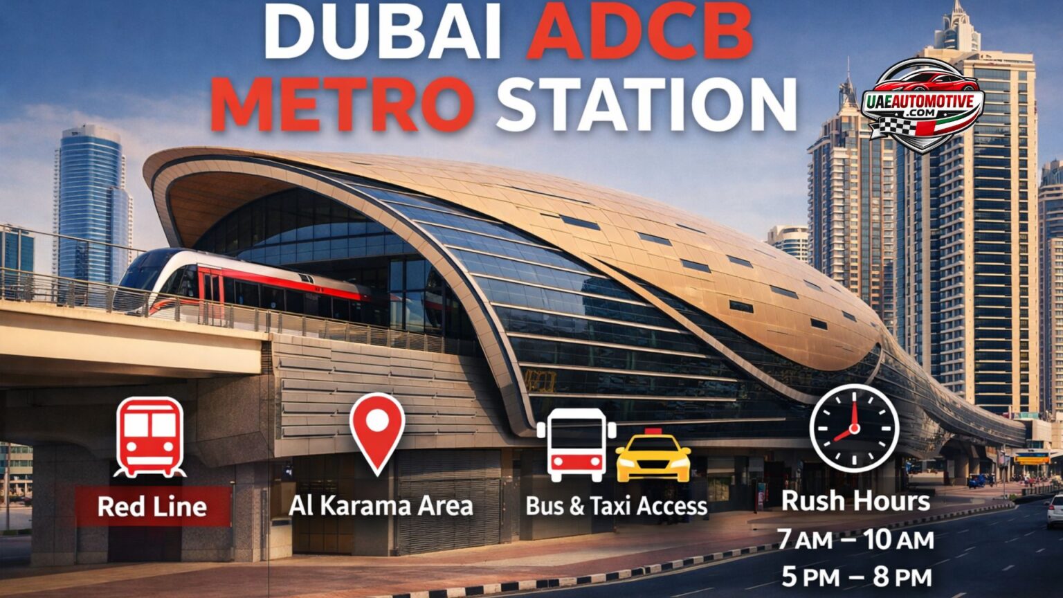 Dubai ADCB Metro Station: Complete Guide for Easy Travel in Dubai Dubai ADCB Metro Station: Timings, Exits, Map & More