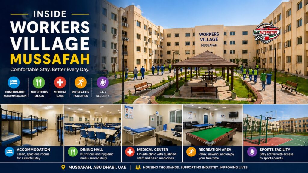 Workers Village Mussafah: Shelter, Facilities, Lifestyle & More