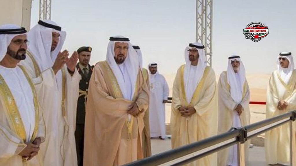 Dr Sultan Al Jaber with all UAE Leaders