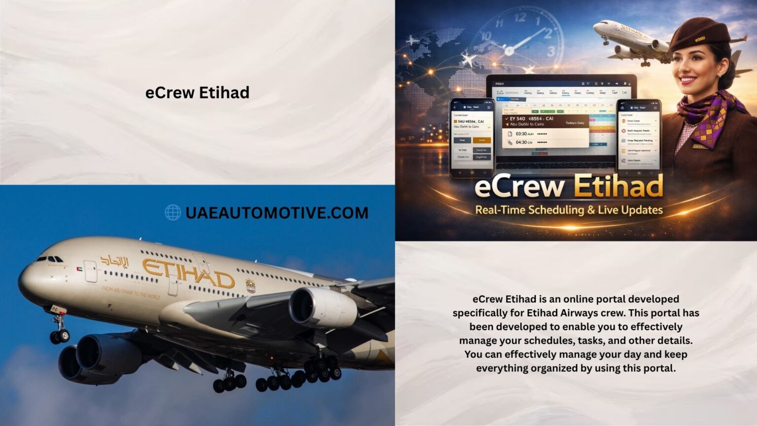 eCrew Etihad: Scheduling, Services & More