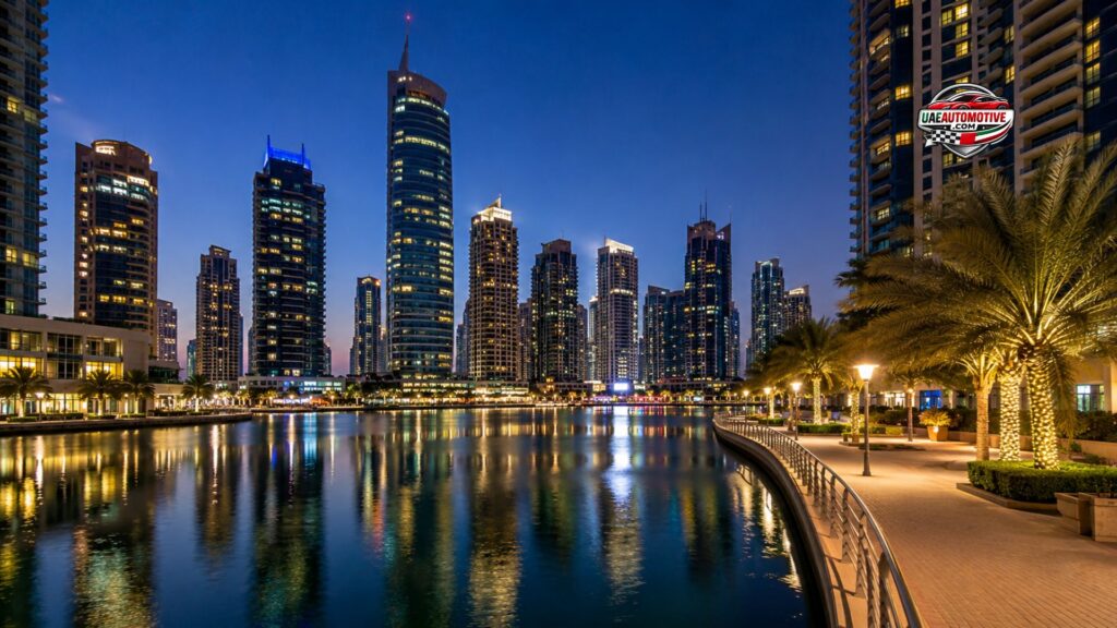 Jumeirah Lake Towers Night View