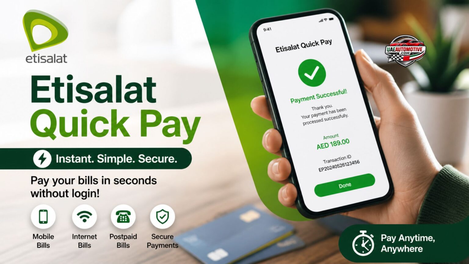 Etisalat Quick Pay: Secret to Pay Bills Instant
