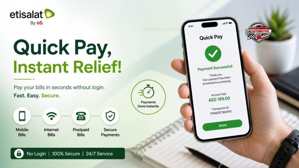 Etisalat Quick Pay: Secret to Pay Bills Instant